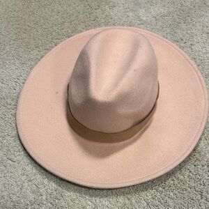 Free People Blush Pink Felt Hat